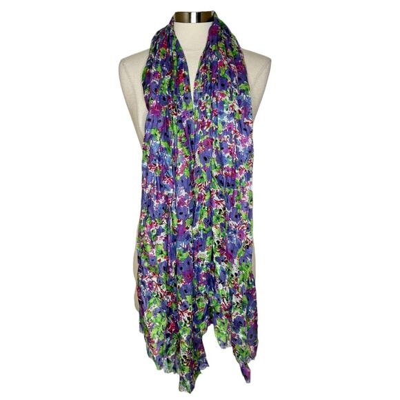 Bindya‎ New York Floral Scarf Boho Shawl Wrap Women’s One Size New NWT - Picture 6 of 10